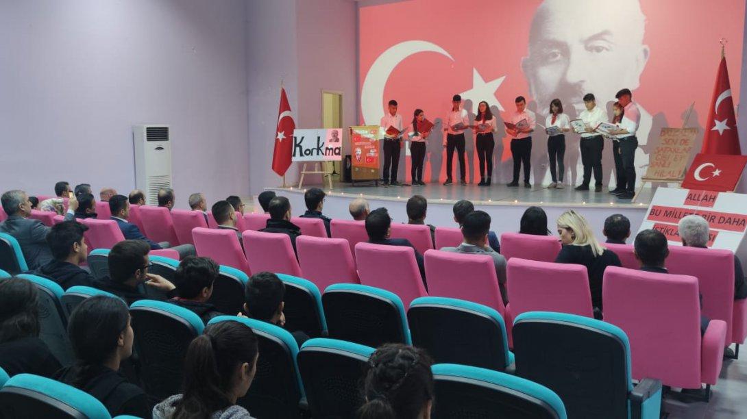 İstiklal Marşı'nın kabulü ve Mehmet Akif Ersoy'u anma programı 