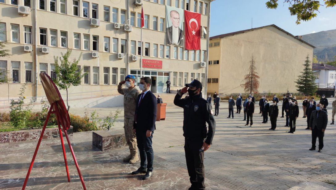 Çemişgezek'te 10 Kasım Atatürk'ü Anma Etkinlikleri Düzenlendi